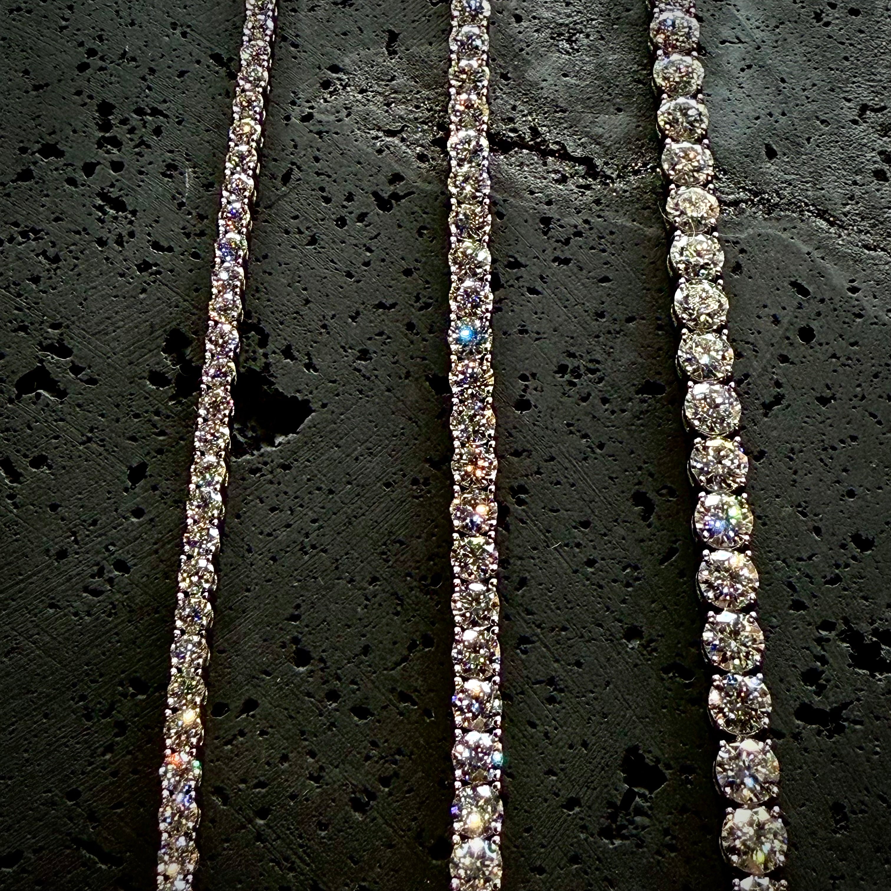 Whisper Chian Bracelet S925 Moissanite 5mm