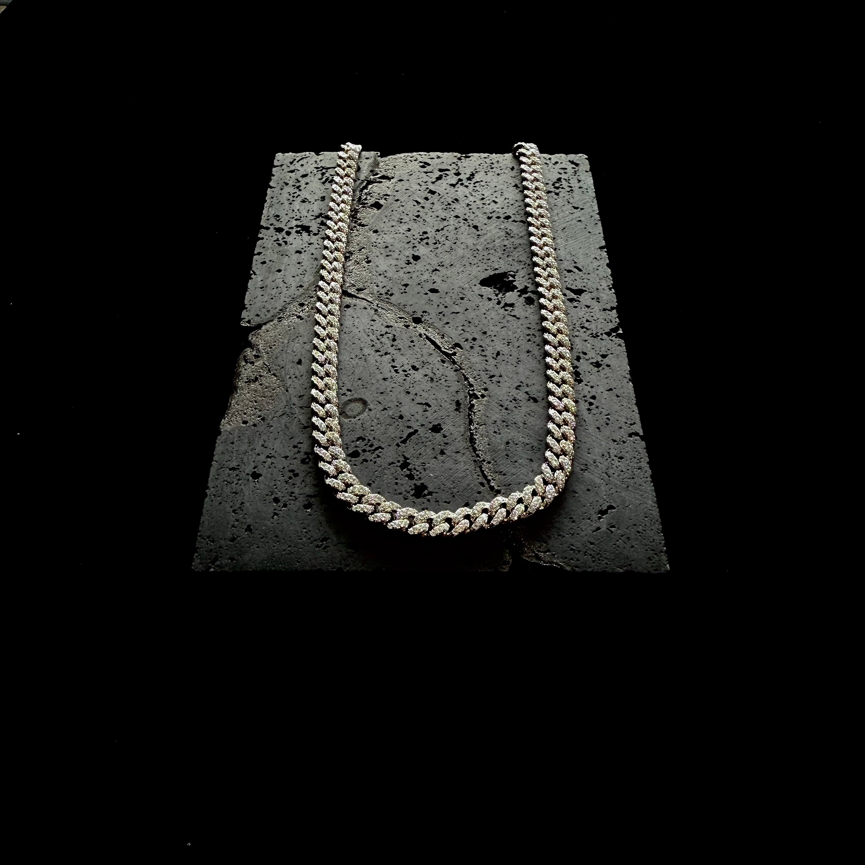 Vow Chian Necklace  S925 Moissanite 6mm